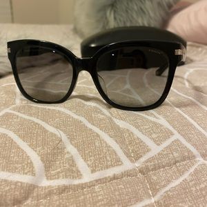 COACH black and white floral sunglasses